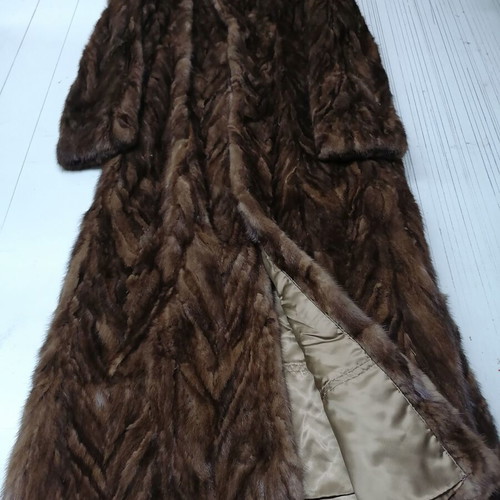 Fur coat with natural hair, like new