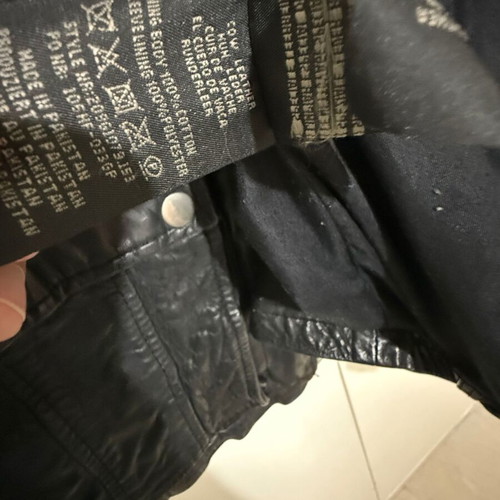 Rococo leather jacket medium black like new
