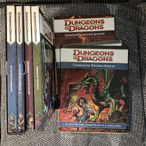 Dungeons & Dragons 4th Edition RPG Book Set