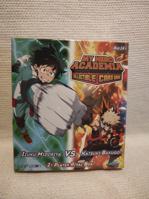 MyHeroAcademia Izuku Midoriya Vs Katsuki Bakugo decks new, sealed box