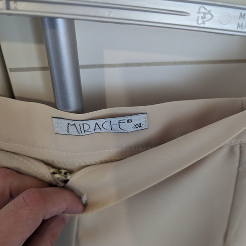 Women's beige pants used, size XXL