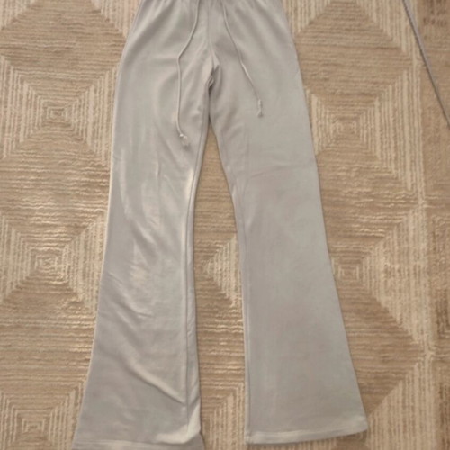 Bershka XS bell-bottom sweatpants like new, turquoise