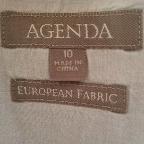 Φόρεμα Agenda ριγέ, βαμβακερό, μέγεθος Μ, σαν καινούργιο