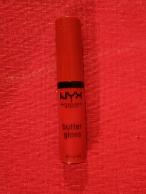 Nyx Butter Lip Gloss used, color Apple Crisp