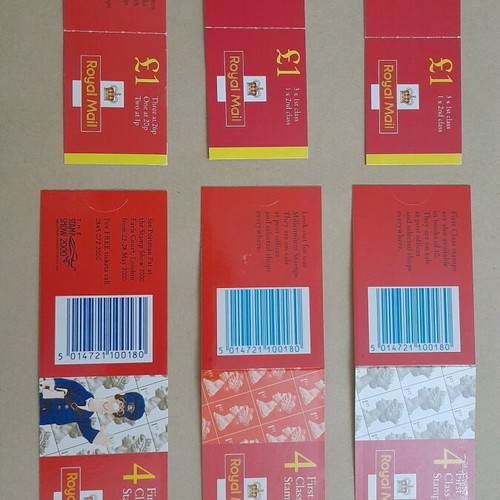 Royal Mail prestige stamp-booklet set of 6 new