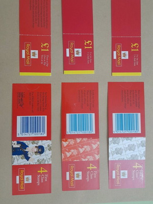 Royal Mail prestige stamp-booklet set of 6 new