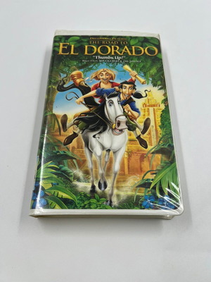 The Road to El Dorado VHS used, DreamWorks animation