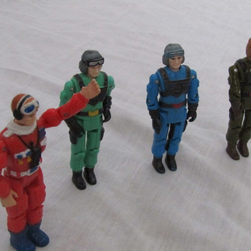 GI JOE, фигури, произведени в Китай, 4 фигури, края на 80-те години на миналия век, началото на 90-те.