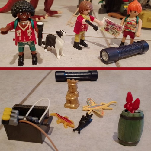 Playmobil Explorers Headquarters and T-Rex like new