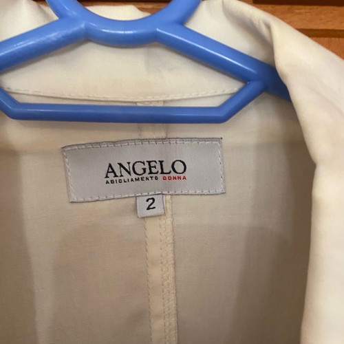 Women's white jacket used, short fitted spring, size 2