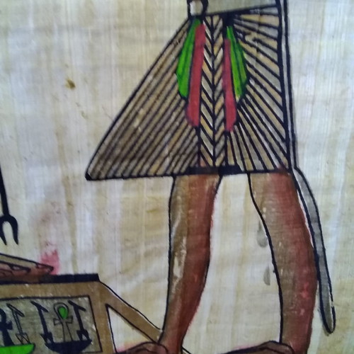Papyrus Egypt used with images 42x32 cm