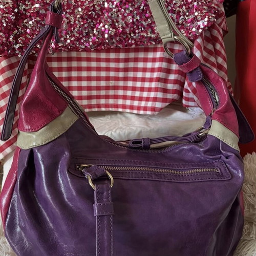 Guess shoulder bag Y2K patchwork design