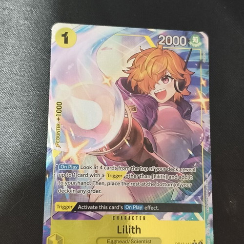 Lilith OP13-113 Carrying On His Will One Piece TCG card like new
