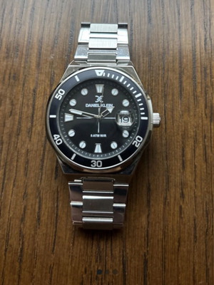 Daniel Klein men's watch silver like new, 47mm