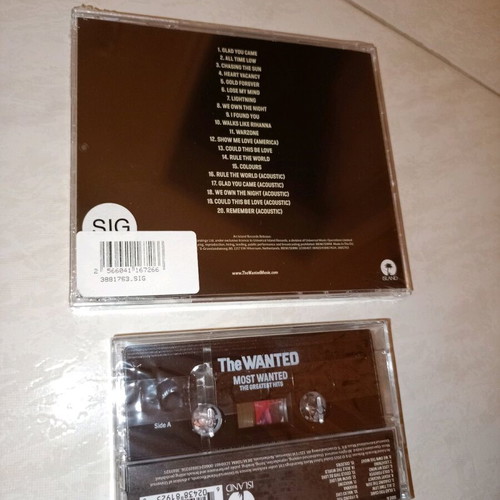 The Wanted CD and signed cassette new, Most Wanted album
