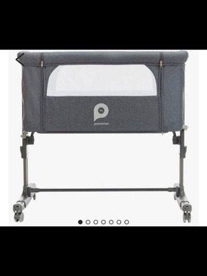 Cododo Baby Cot Bisoo Gray like new with wheels