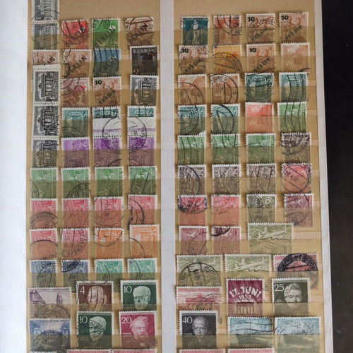 Stockbook A4 with German Stamp Collection, 32 Pages, Like New