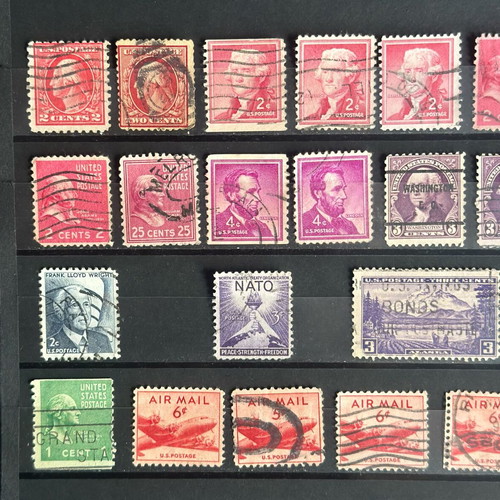 USA Stamp Collection 1923-1959 like new, presidents and commemoratives