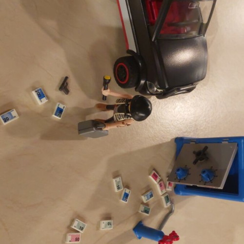Playmobil Robber and Escape Vehicle like new