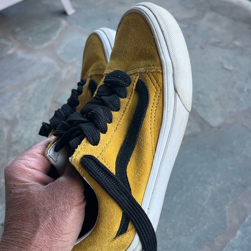 Vans Old Skool athletic shoes like new, size 35, yellow