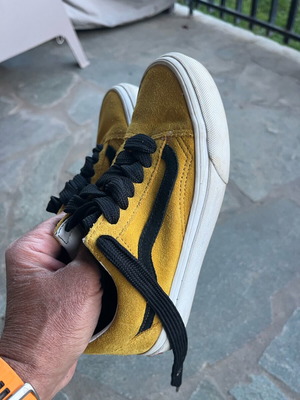 Vans Old Skool athletic shoes like new, size 35, yellow