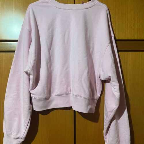 Terranova cropped sweatshirt pink like new, size L