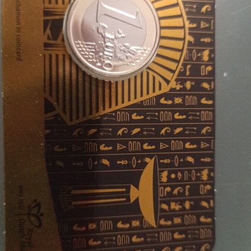 Coincard Nederland 2023 Toetanchamon 1 Euro new