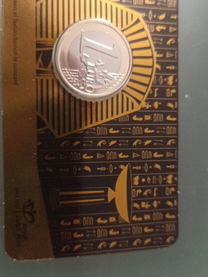 Coincard Nederland 2023 Toetanchamon 1 Euro new