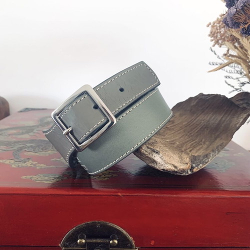 Paul & Joe Sister waist belt new, grey-olive color, size 80