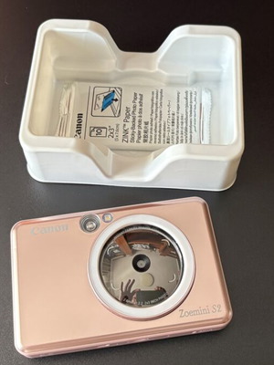Canon Zoemini S2 Instant Camera with ZINK Paper and Inner Packaging
