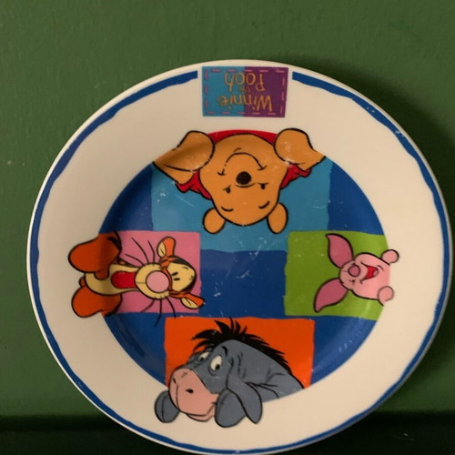 Disney Manios vintage plate used with small scratches