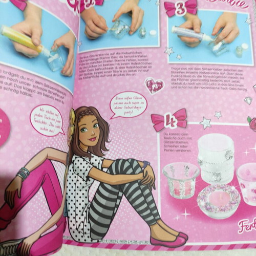 Barbie magazine with patterns in German