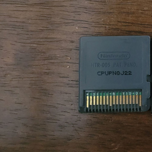 Pokemon Platinum 3DS game cartridge