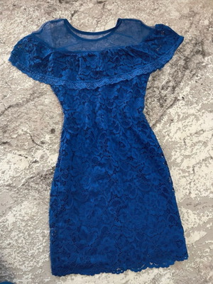 Blue dress size M/38 like new