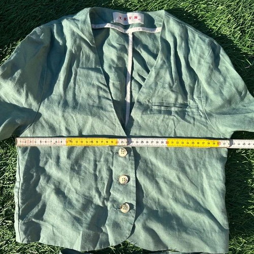 Karavan linen set dusty mint XS