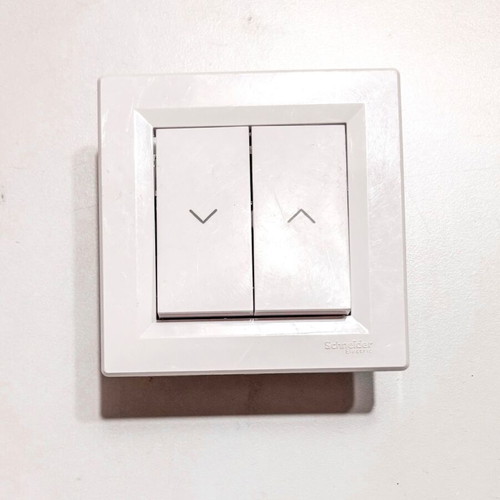 Schneider Electric Asfora Roller Shutter Switch white new