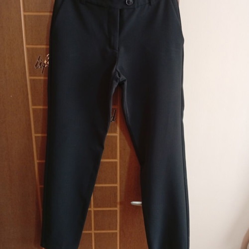 Polyester pants like new, size M 38 10, black