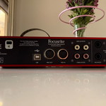 Focusrite Scarlett 2i4 2nd Generation audio interface used