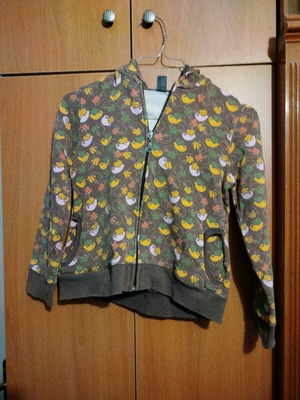Zara kids jacket with hood like new, multicolor size 140 cm