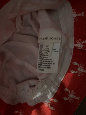David Jones Kids Summer Bucket Hat like new, size 54cm, red