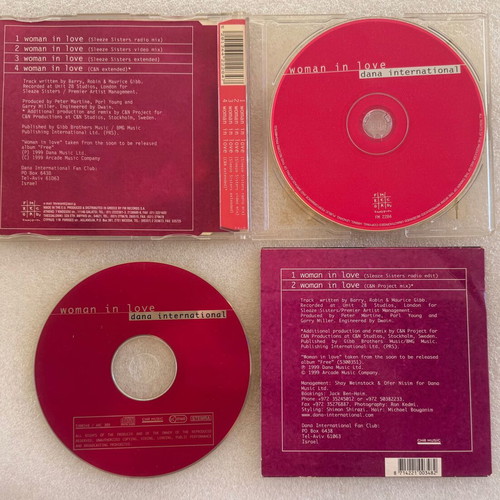 Dana International Woman in Love 2 CD set used, pop