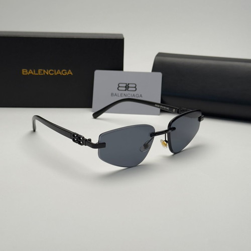 Balenciaga Rimless BB Edition Black Cat Eye Women's Sunglasses new