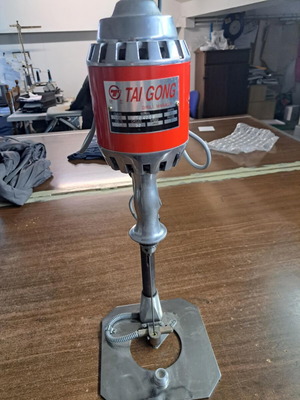 Heated fabric drill used