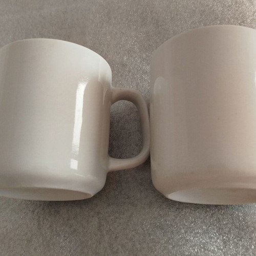 Mugs used, pack of 2 white for printing