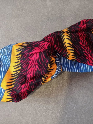 Hairband handmade from scratch, like new, vibrant colors