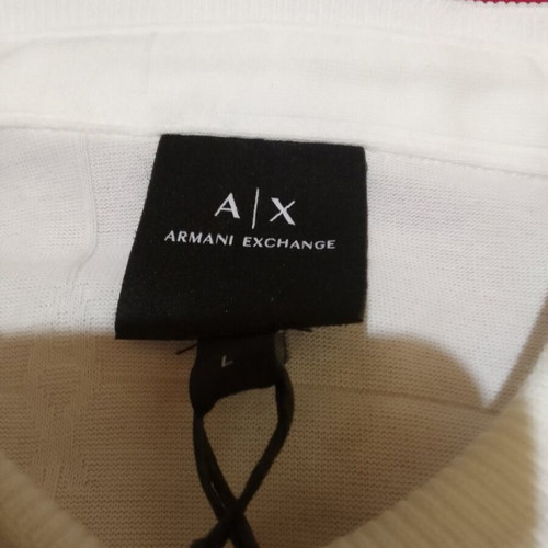 Armani A/X men's blouse new, size Large, off white