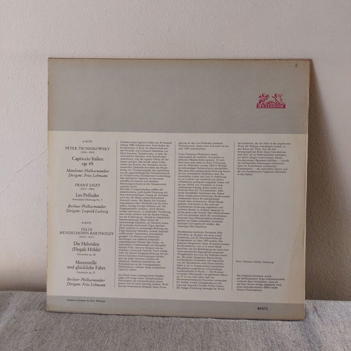 Pyotr Ilyich Tchaikovsky Capriccio Italien vinyl record used, classical