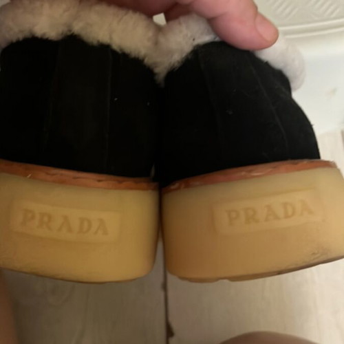 Prada shoes like new, size 39, black and beige