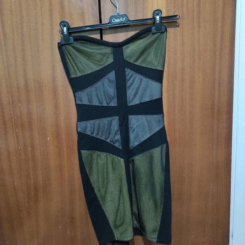 Strapless dress used, size small, black