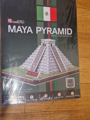 Maya Pyramid 3D puzzle new, 48 pieces by Cubic Fun
